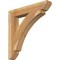 Ekena Millwork Thorton Slat Rough Sawn Bracket, Western Red Cedar, 4"W x 26"D x 26"H BKT04X26X26THR06RWR - alternate 1